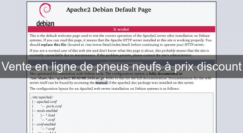 Vente en ligne de pneus neufs à prix discount Vente en ligne de pneus neufs à prix discount
