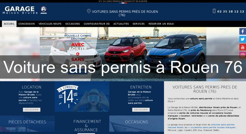 Voiture sans permis à Rouen 76 Voiture sans permis à Rouen 76