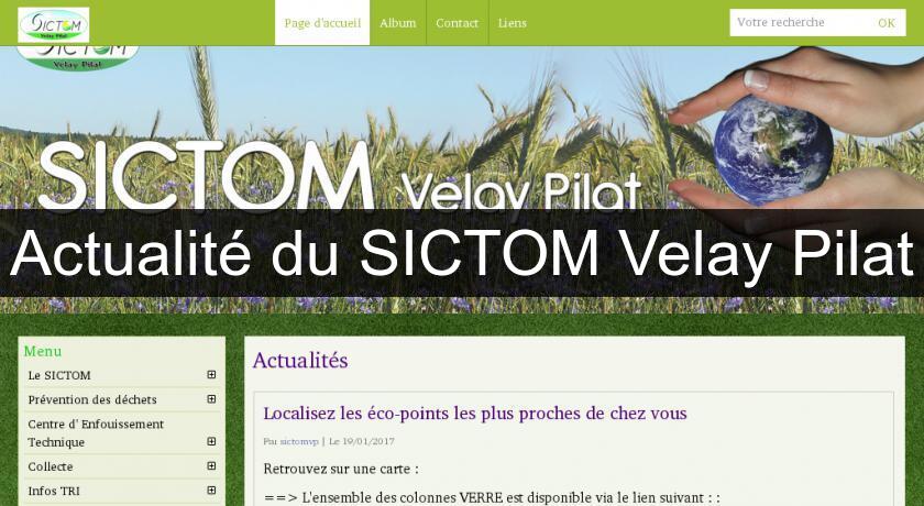 Actualité du SICTOM Velay Pilat Actualité du SICTOM Velay Pilat