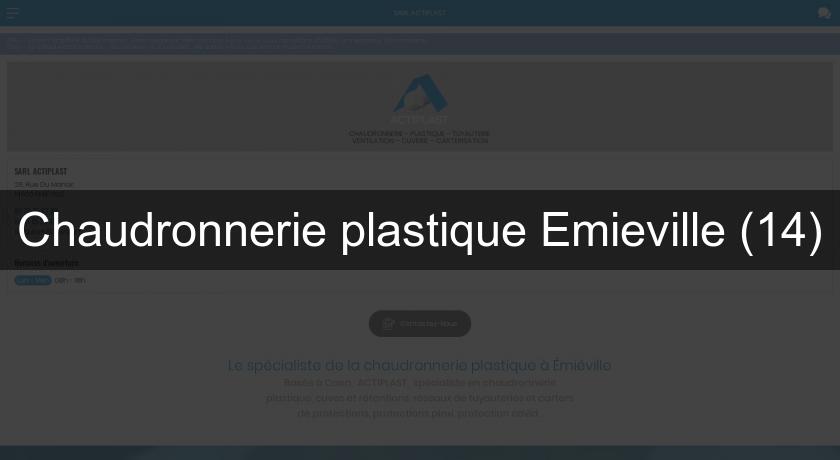 Chaudronnerie plastique Emieville (14) Chaudronnerie plastique Emieville (14)