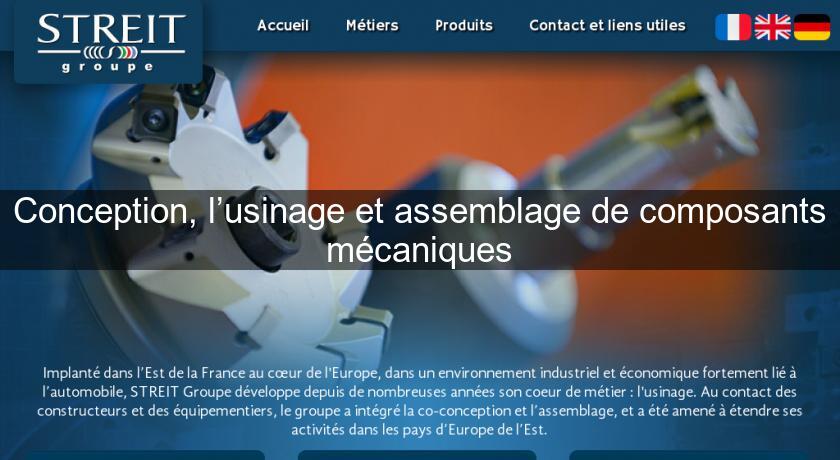 Conception, l’usinage et assemblage de composants mécaniques Conception, l’usinage et assemblage de composants mécaniques