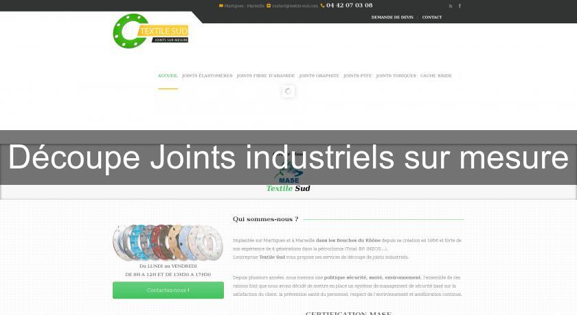 Découpe Joints industriels sur mesure Découpe Joints industriels sur mesure