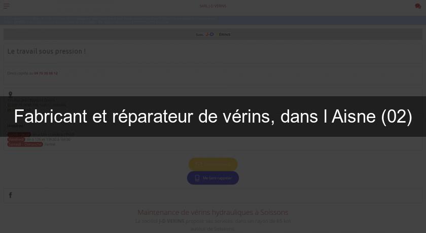 Fabricant et réparateur de vérins, dans l'Aisne (02) Fabricant et réparateur de vérins, dans l'Aisne (02)