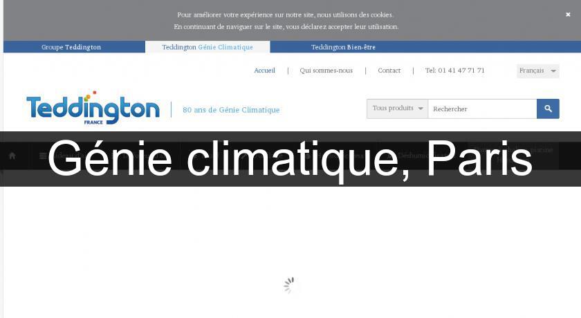 Génie climatique, Paris Génie climatique, Paris