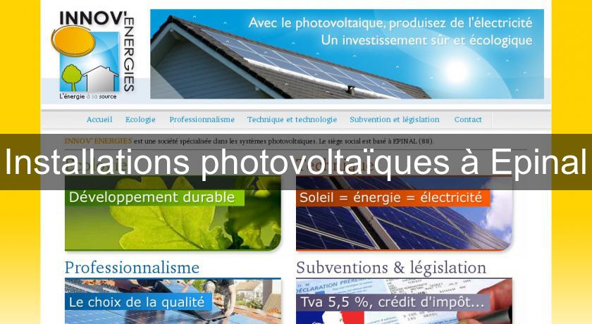 Installations photovoltaïques à Epinal Installations photovoltaïques à Epinal
