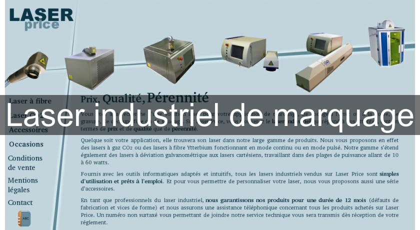 Laser industriel de marquage Laser industriel de marquage