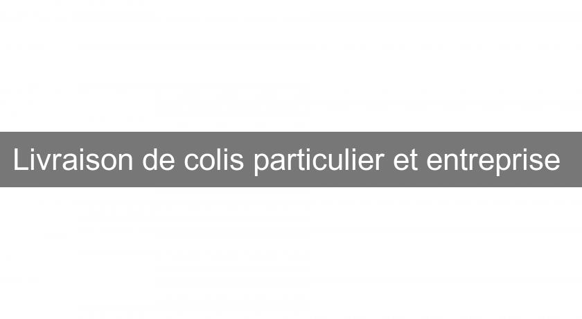 Livraison de colis particulier et entreprise Livraison de colis particulier et entreprise