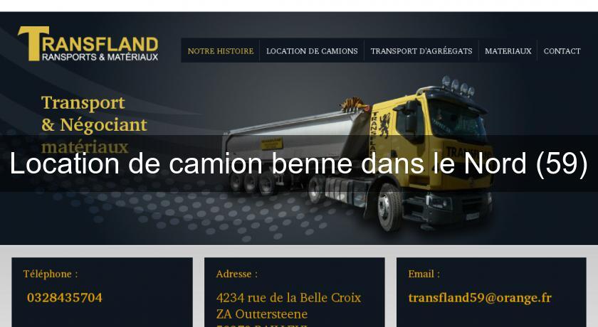 Location de camion benne dans le Nord (59) Location de camion benne dans le Nord (59)