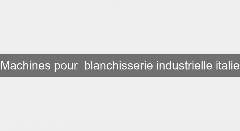 Machines pour blanchisserie industrielle italie Machines pour blanchisserie industrielle italie
