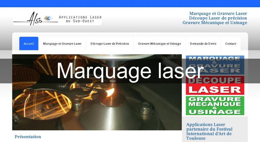Marquage laser Marquage laser