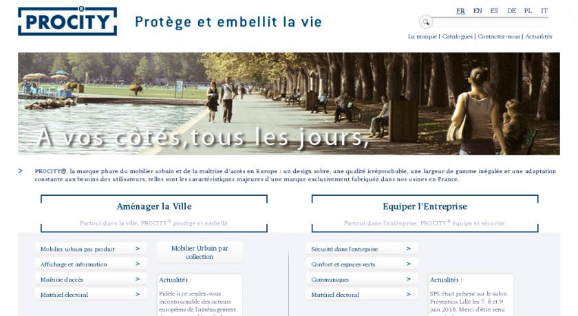 Mobilier urbain et maîtrise d'accès - PROCITY Mobilier urbain et maîtrise d'accès - PROCITY