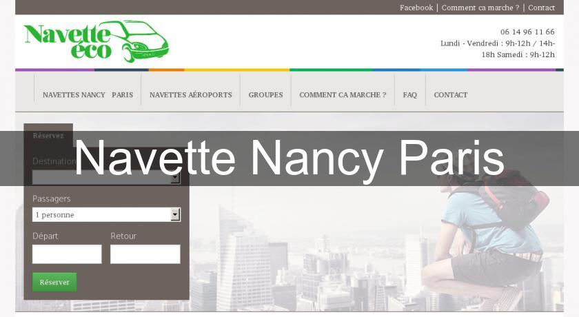 Navette Nancy Paris Navette Nancy Paris