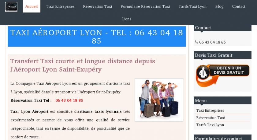 Réserver un taxi à l'aéroport de Lyon Saint Exupéry Réserver un taxi à l'aéroport de Lyon Saint Exupéry
