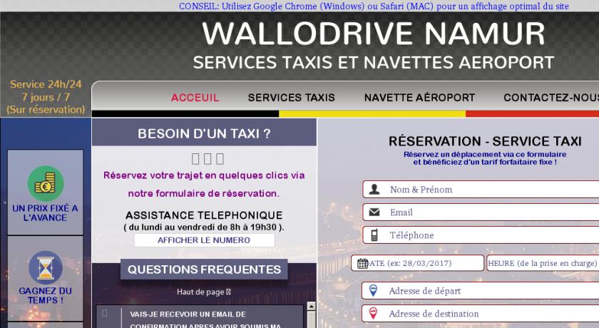 Réserver un taxi à Namur Réserver un taxi à Namur