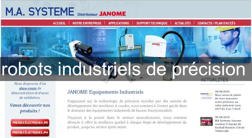 robots industriels de précision robots industriels de précision