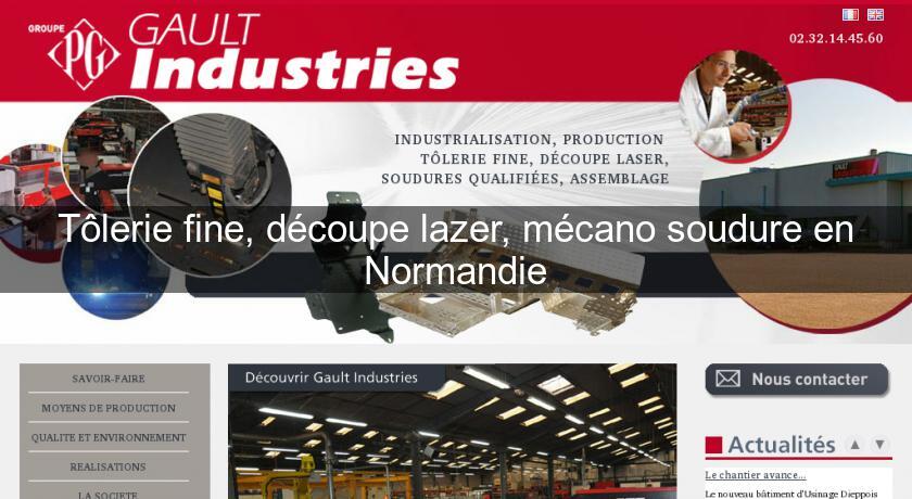Tôlerie fine, découpe lazer, mécano soudure en Normandie Tôlerie fine, découpe lazer, mécano soudure en Normandie