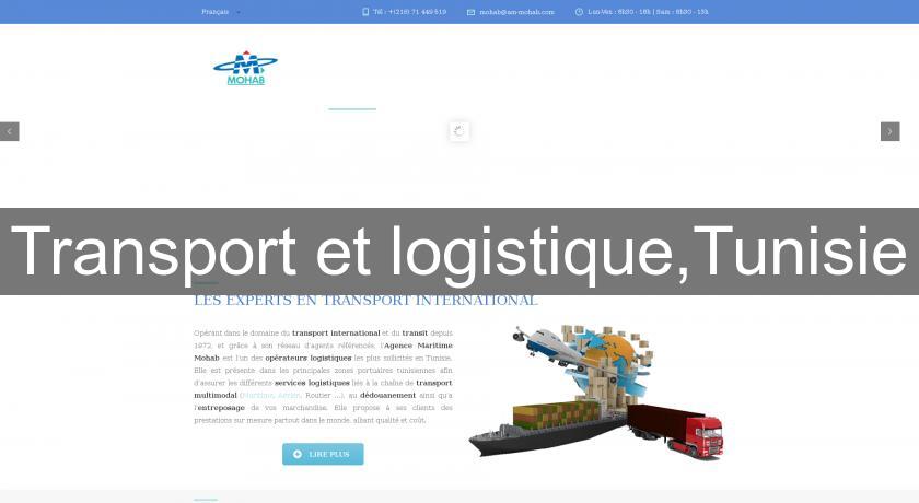 Transport et logistique,Tunisie Transport et logistique,Tunisie