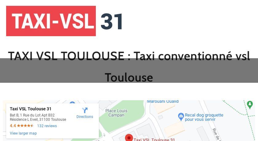 Transport sanitaire et taxi, Toulouse (31) Transport sanitaire et taxi, Toulouse (31)