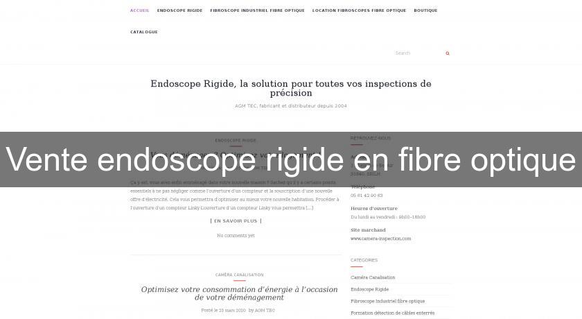 Vente endoscope rigide en fibre optique Vente endoscope rigide en fibre optique