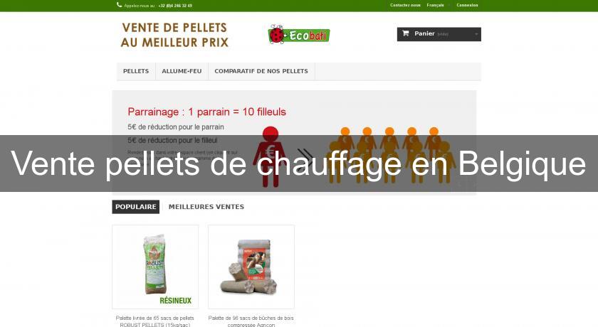 Vente pellets de chauffage en Belgique Vente pellets de chauffage en Belgique