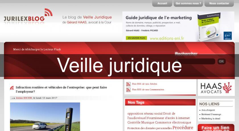 Veille juridique Veille juridique
