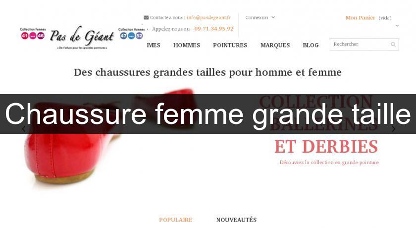 Chaussure femme grande taille Chaussure femme grande taille