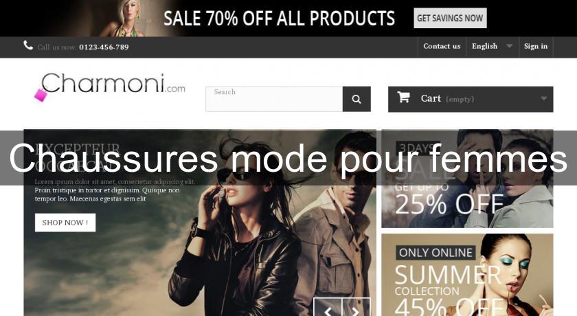 Chaussures mode pour femmes Chaussures mode pour femmes