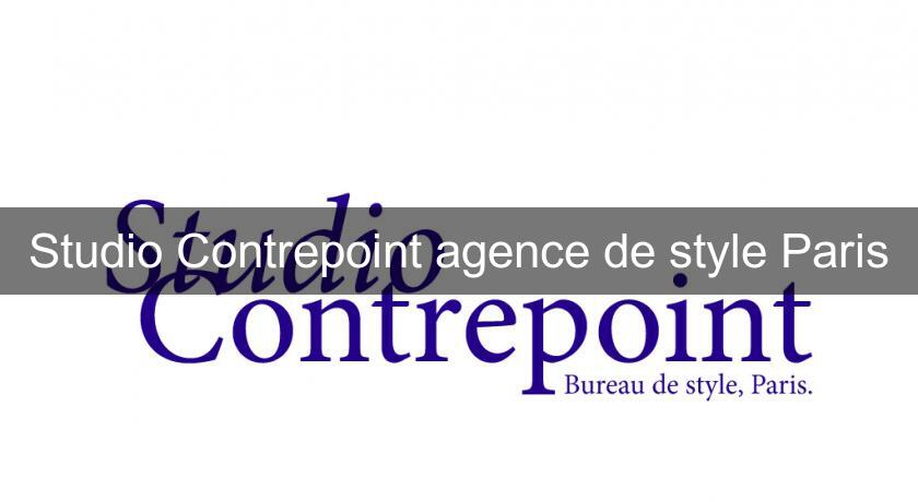 Studio Contrepoint agence de style Paris Studio Contrepoint agence de style Paris