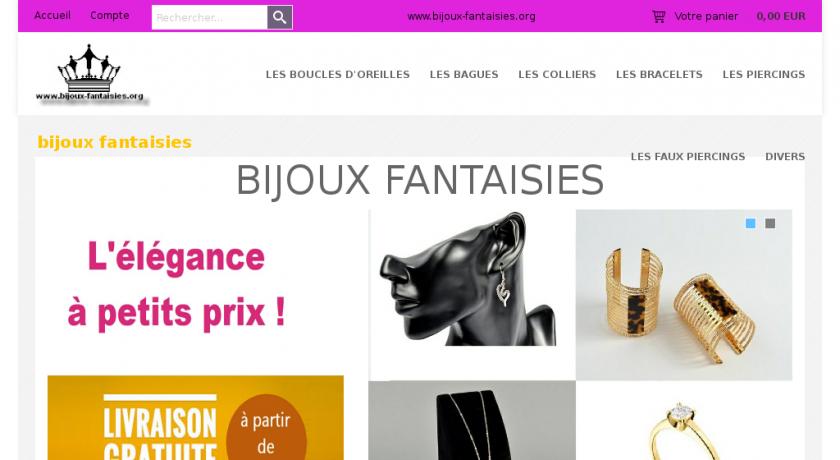 Vente en ligne de bijoux fantaisies Vente en ligne de bijoux fantaisies