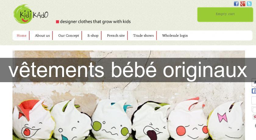 vêtements bébé originaux vêtements bébé originaux