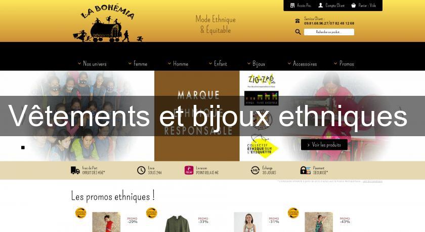 Vêtements et bijoux ethniques Vêtements et bijoux ethniques