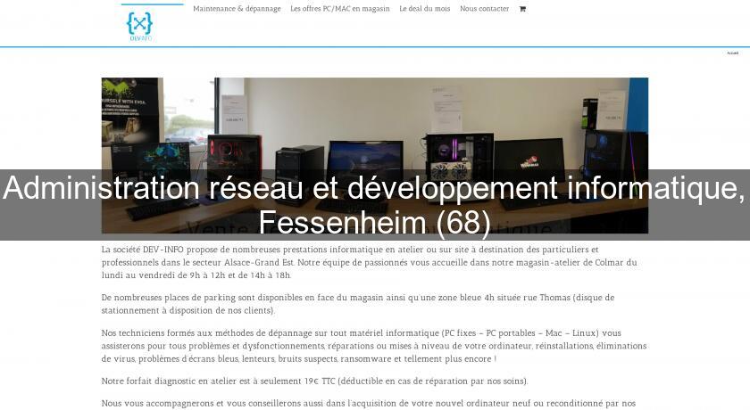 Administration réseau et développement informatique, Fessenheim (68) Administration réseau et développement informatique, Fessenheim (68)