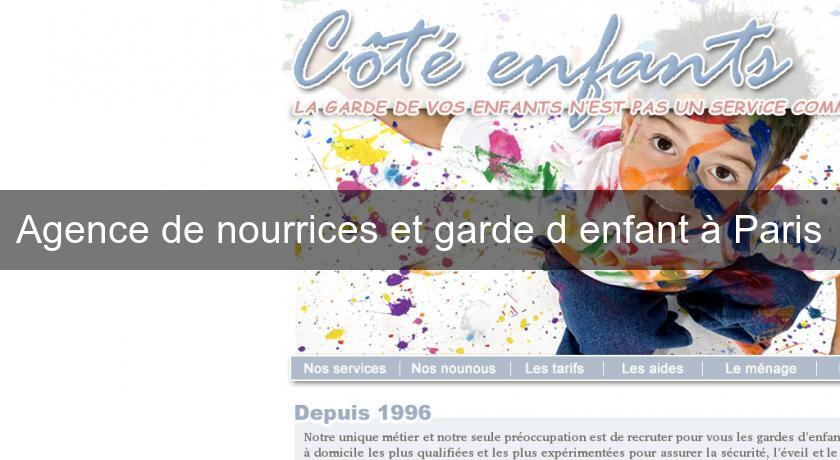 Agence de nourrices et garde d'enfant à Paris Agence de nourrices et garde d'enfant à Paris