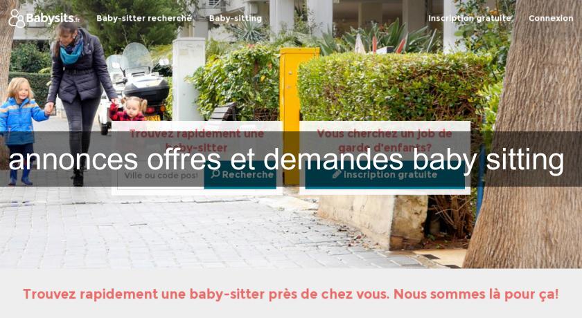 annonces offres et demandes baby sitting annonces offres et demandes baby sitting