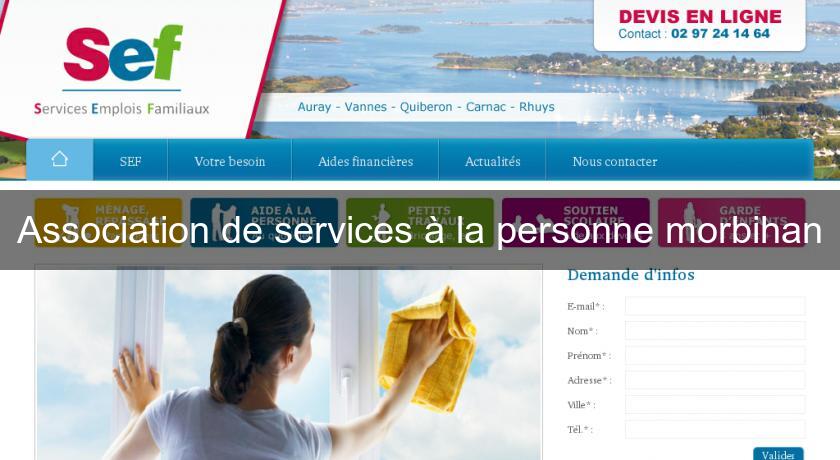 Association de services à la personne morbihan Association de services à la personne morbihan