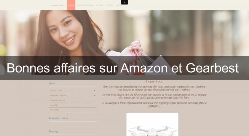 Bonnes affaires sur Amazon et Gearbest Bonnes affaires sur Amazon et Gearbest