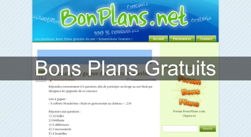 Bons Plans Gratuits Bons Plans Gratuits