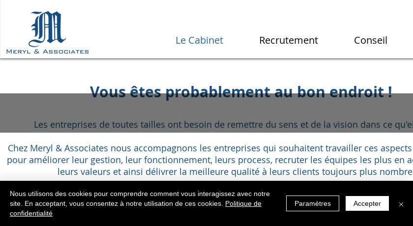 Cabinet de recrutement et de conseil RH Cabinet de recrutement et de conseil RH