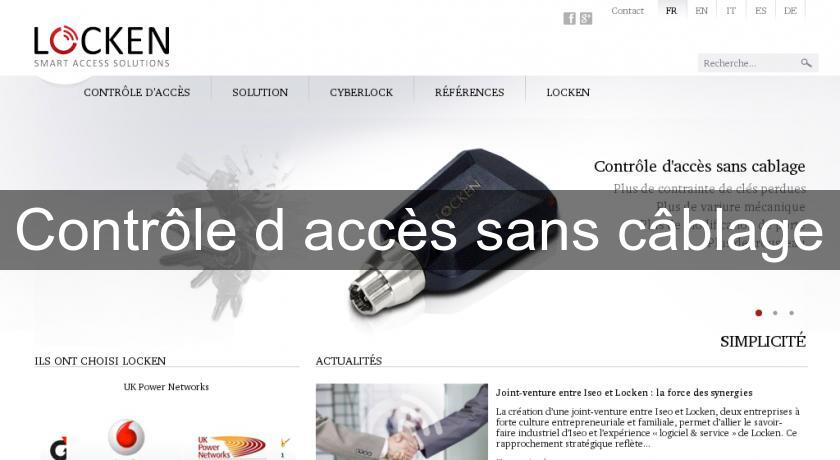 Contrôle d'accès sans câblage Contrôle d'accès sans câblage