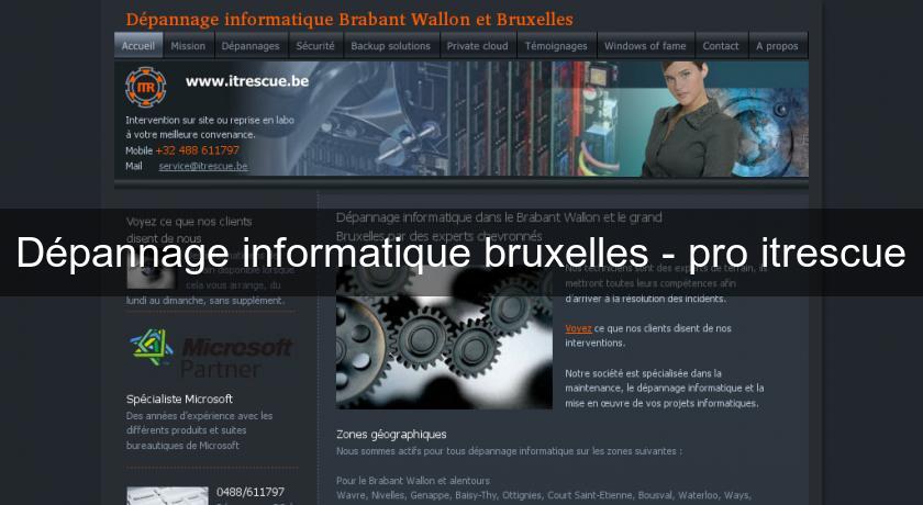 Dépannage informatique bruxelles - pro itrescue Dépannage informatique bruxelles - pro itrescue