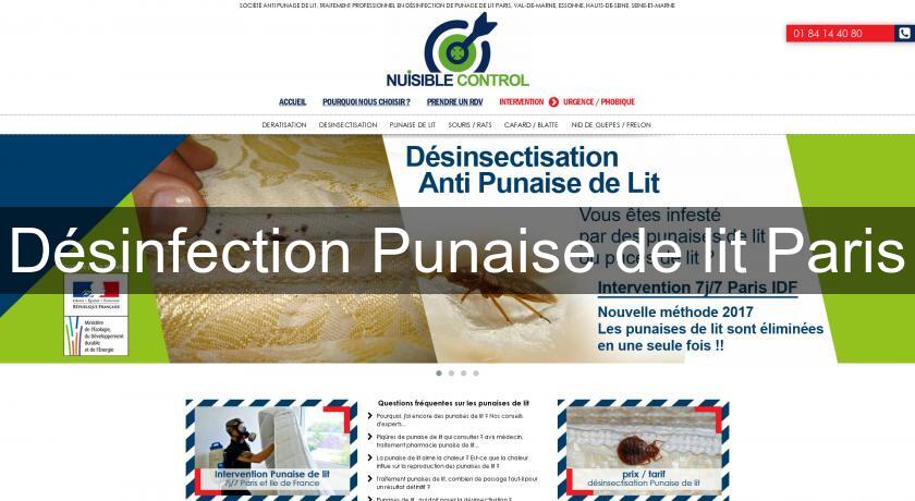Désinfection Punaise de lit Paris Désinfection Punaise de lit Paris