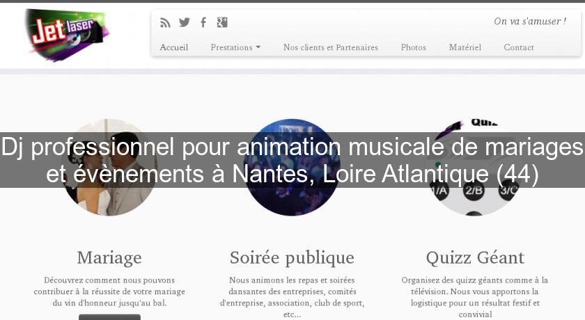 Dj professionnel pour animation musicale de mariages et évènements à Nantes, Loire Atlantique (44) Dj professionnel pour animation musicale de mariages et évènements à Nantes, Loire Atlantique (44)