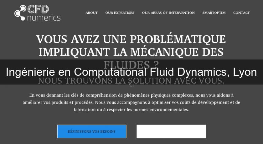 Ingénierie en Computational Fluid Dynamics, Lyon Ingénierie en Computational Fluid Dynamics, Lyon