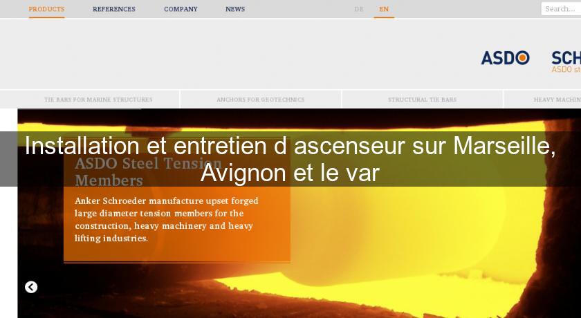 Installation et entretien d'ascenseur sur Marseille, Avignon et le var Installation et entretien d'ascenseur sur Marseille, Avignon et le var