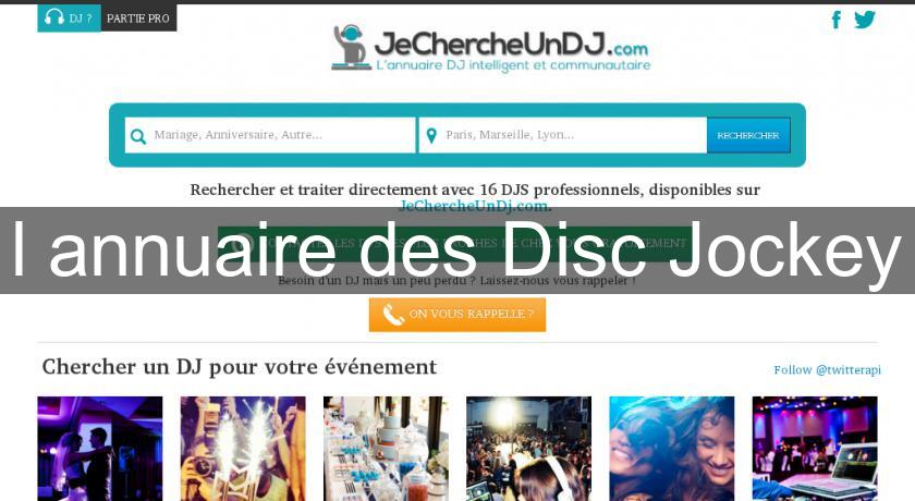l'annuaire des Disc Jockey l'annuaire des Disc Jockey