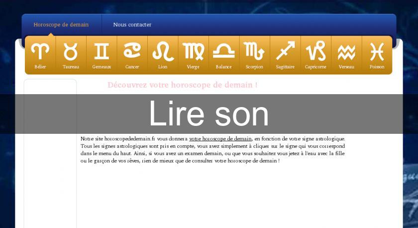 Lire son Lire son