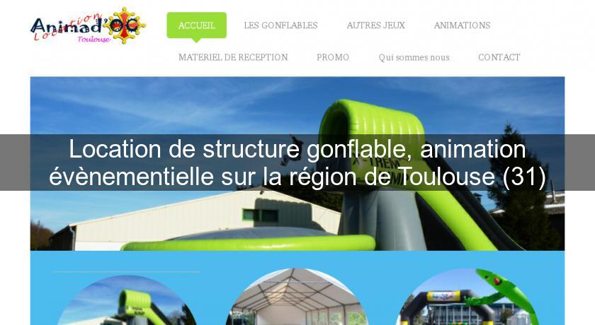 Location de structure gonflable, animation évènementielle sur la région de Toulouse (31) Location de structure gonflable, animation évènementielle sur la région de Toulouse (31)