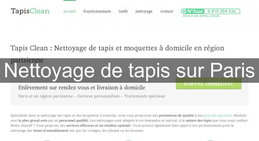 Nettoyage de tapis sur Paris Nettoyage de tapis sur Paris