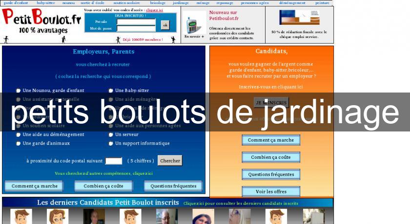 petits boulots de jardinage petits boulots de jardinage