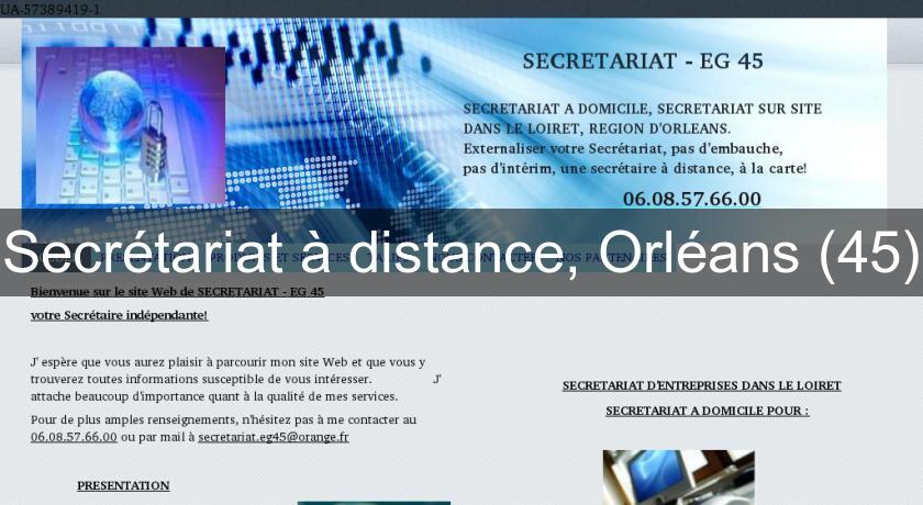 Secrétariat à distance, Orléans (45) Secrétariat à distance, Orléans (45)